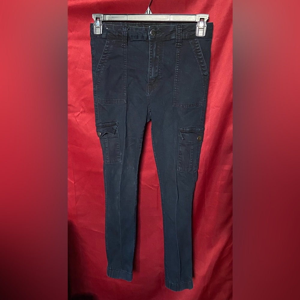 Dark Blue Cargo Pants